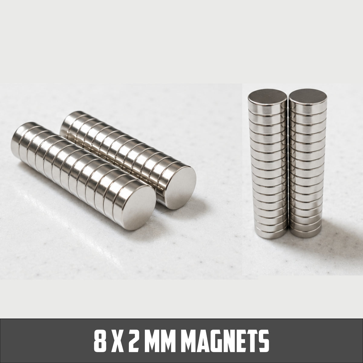 8mm X 2 mm Round Disk Neodymium Magnets
